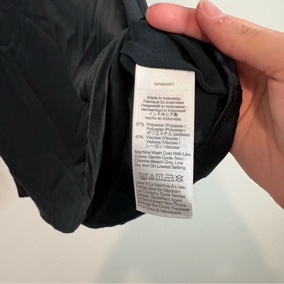 Madewell Satin Midi Slip‎ Skirt Smoky Spruce Green size 4 - Picture 5 of 5